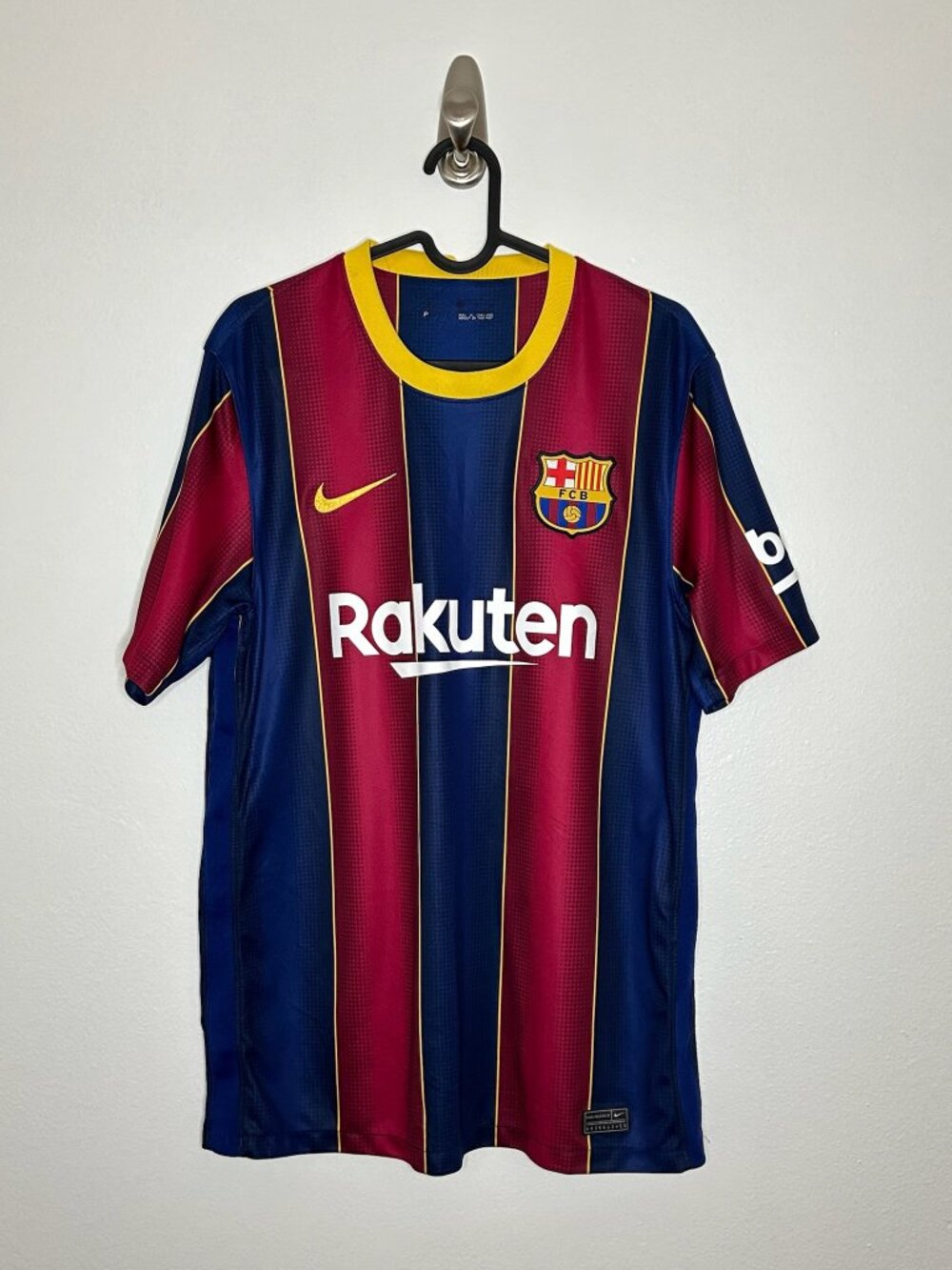 Nike FC Barcelona 2020-21 Home Jersey - Blue/Red Size Medium